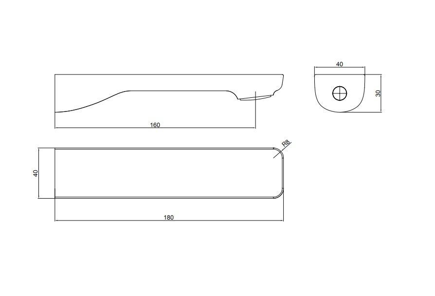 IVANO Series Chrome Bathtub/Basin Wall Spout