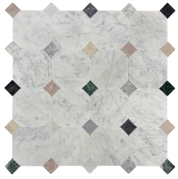 BOTTICINO SQUARE 45 TUMBLED CHIP SIZE 45X45X10MM - BOTTICINO SQUARE 45 TUMBLED