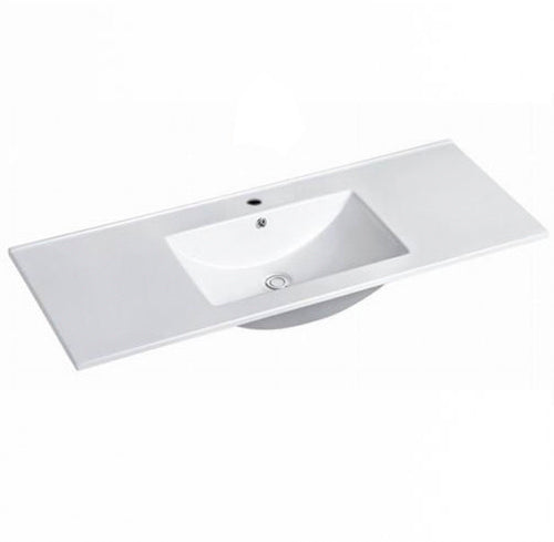 Laguna 1200mm Satin White Wall Hung Vanity with Ceramic Top