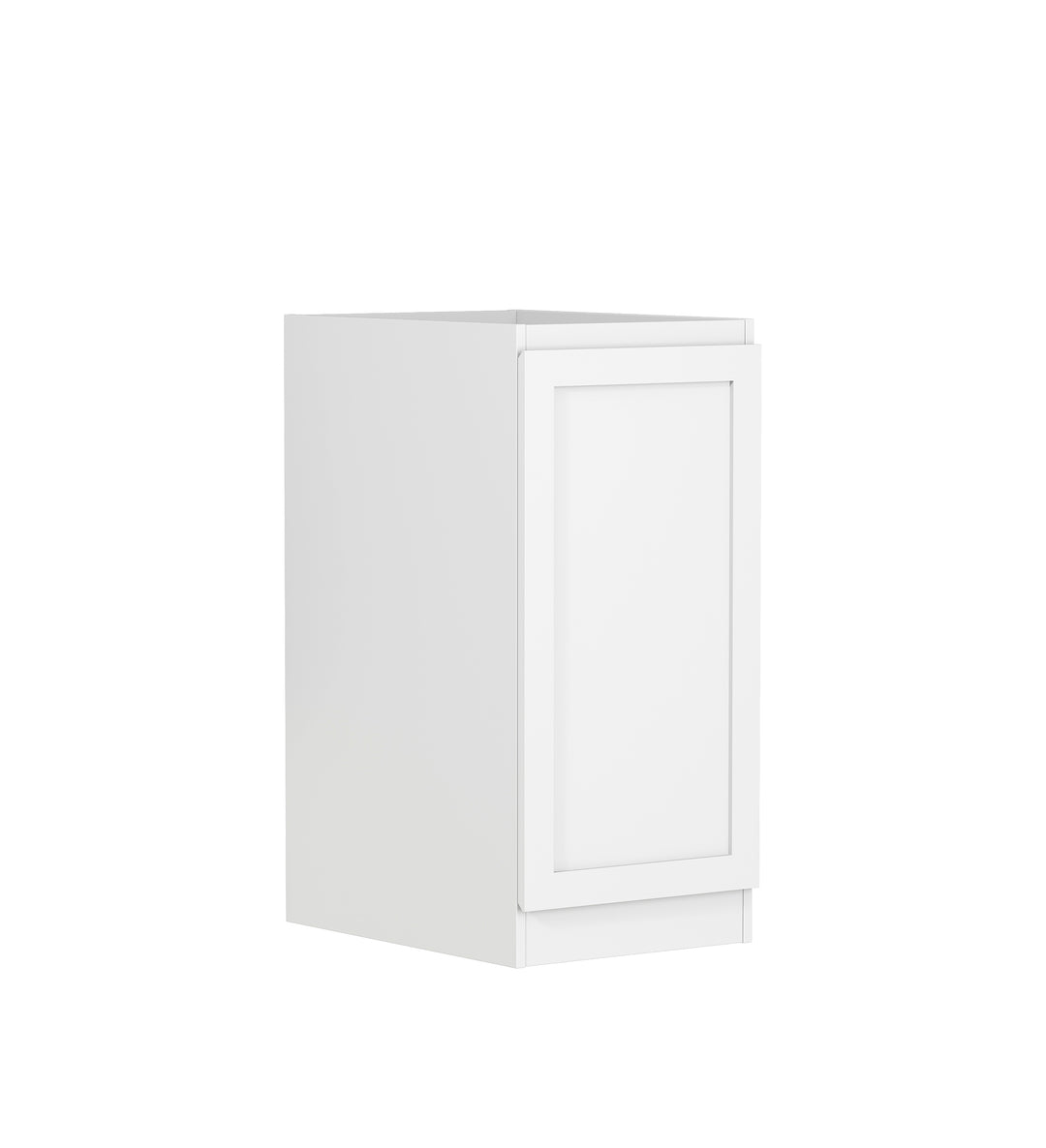 Hampton Laundry 415 White Base Cabinet with internal Drawer