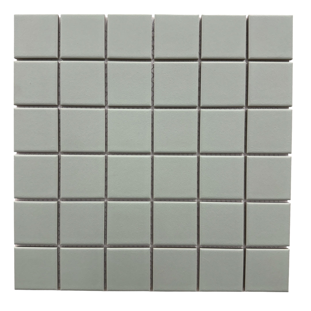 SAGE SQUARE 48 CHIP SIZE 48X48MM. SHEET SIZE 306X306 MM - SAGE SQUARE 48