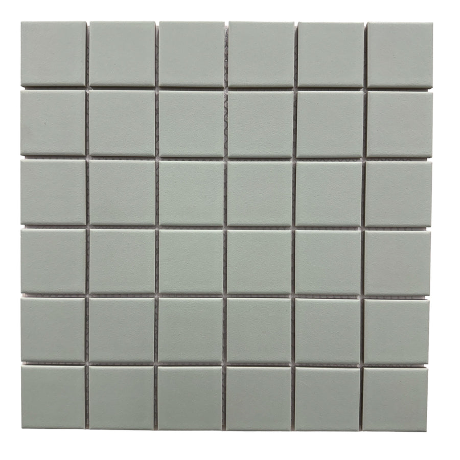 SAGE SQUARE 48 CHIP SIZE 48X48MM. SHEET SIZE 306X306 MM - SAGE SQUARE 48