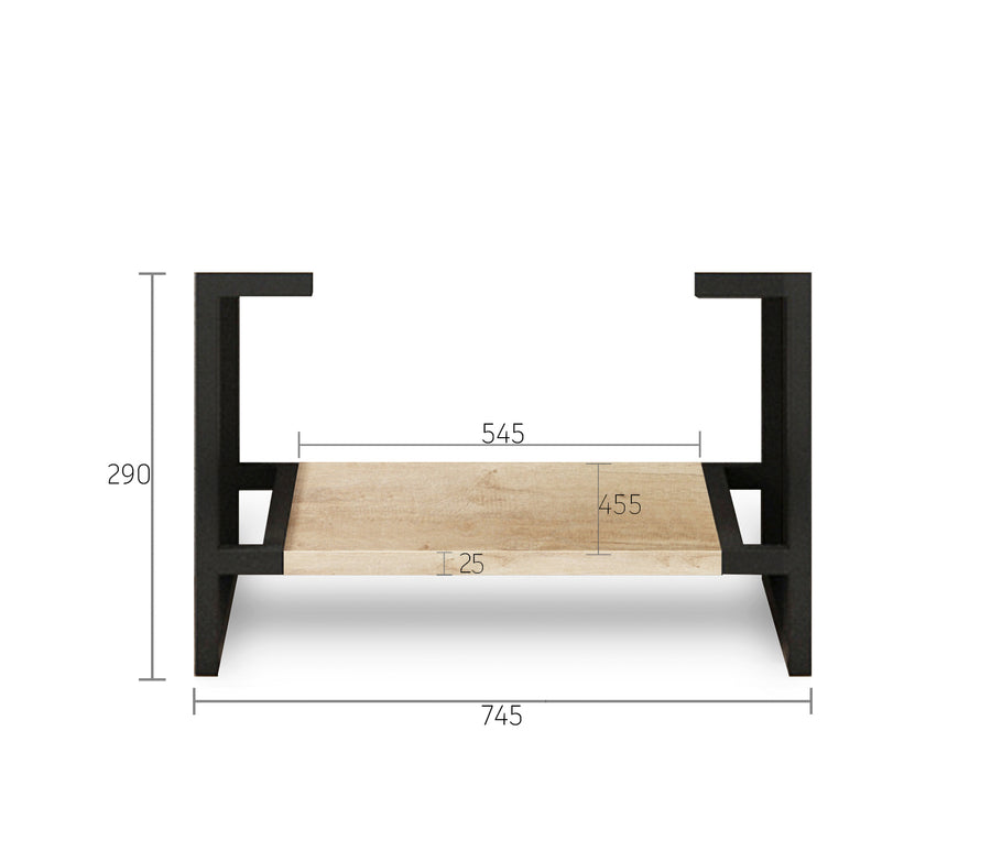 Leg Byron 750X450 Natural Oak