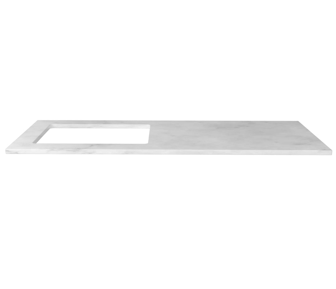 Laundry 1300mm Solid Surface Carrara Top