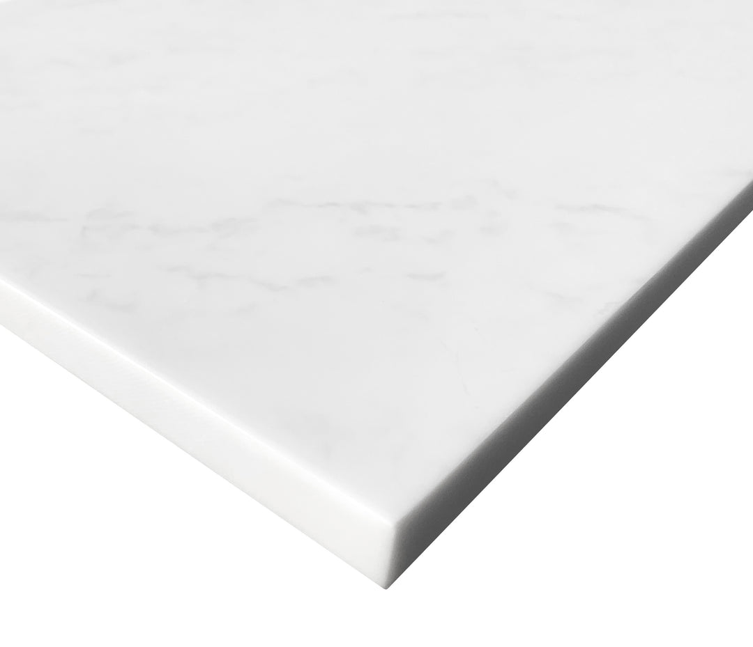 Laundry 1300mm Solid Surface Carrara Top