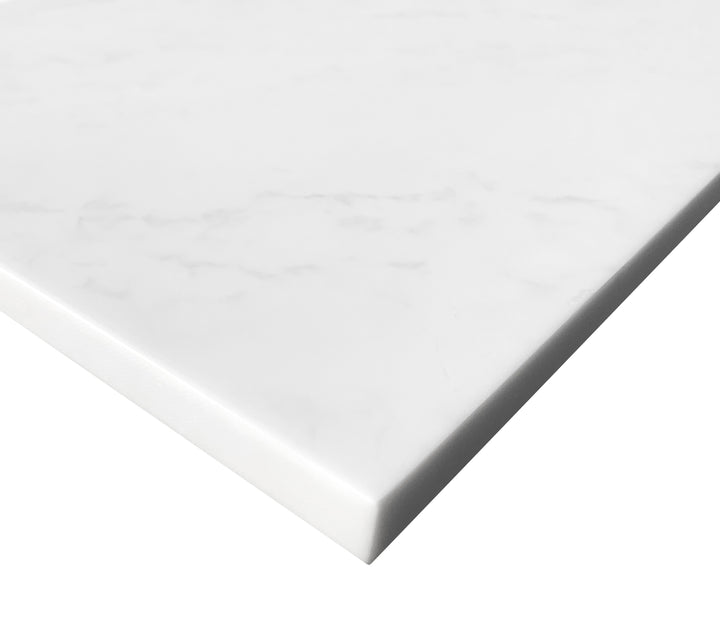 Laundry 1300mm Solid Surface Carrara Top