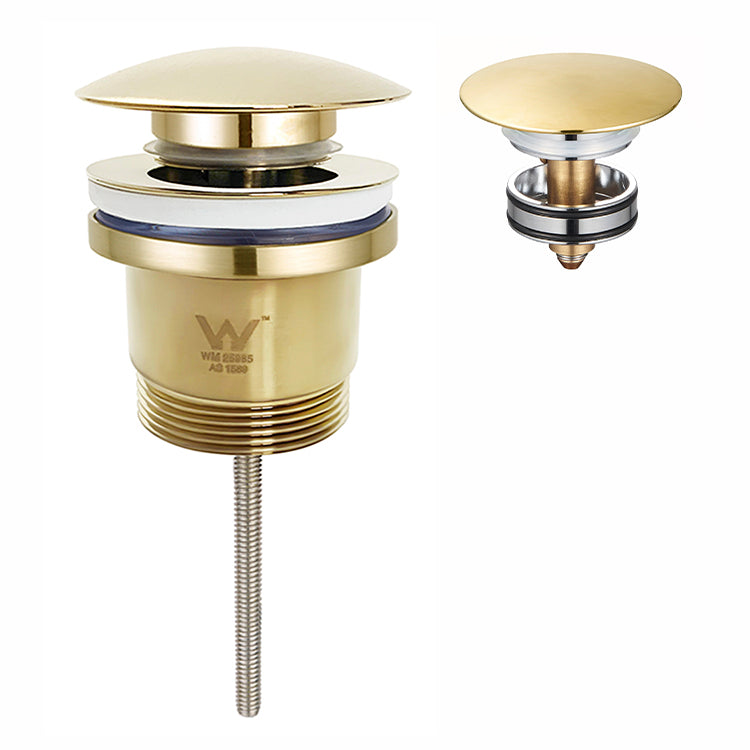 Universal Mushroom 32mm Dijon Gold Pop Up Waste