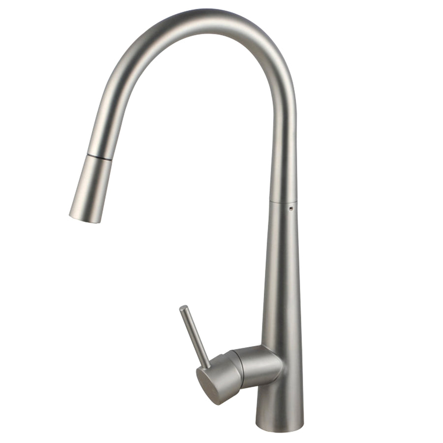 Pull Out Kitchen Mixer 420 Brushed Nickel