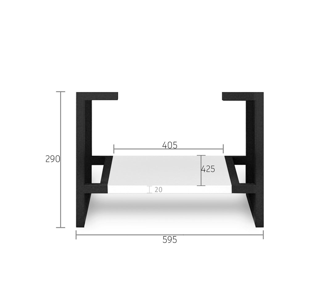 Leg Noosa 600X450 Matte White