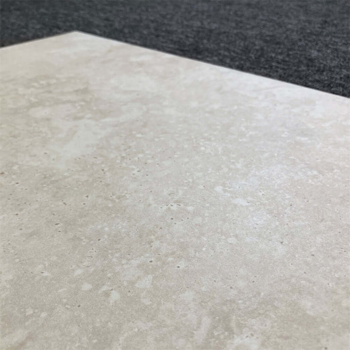 Close-up of Alps Beige 600x600 wall and floor tile showcasing its elegant surface and durable design for indoor and outdoor use.