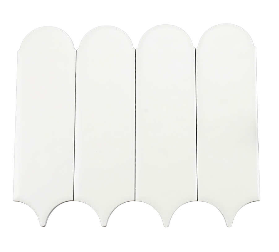 FEATHER WHITE GLOSS KQY90300-LB CHIP SIZE 90X306 - FEATHER WHITE GLOSS