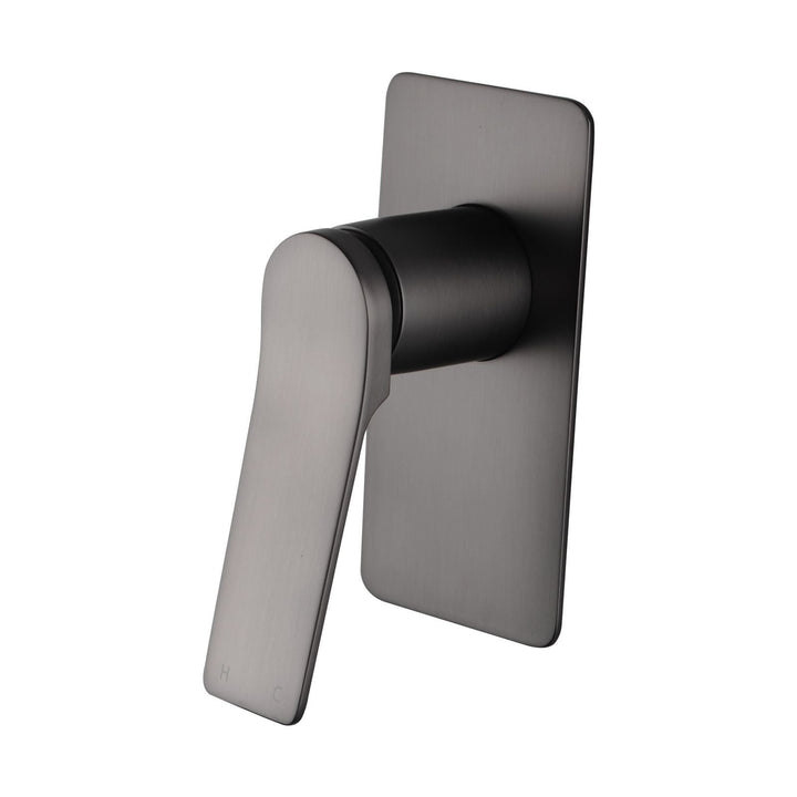 RUSHY Square Brushed Gun Metal Grey Built-in Shower Mixer(Brass) COLOR UP