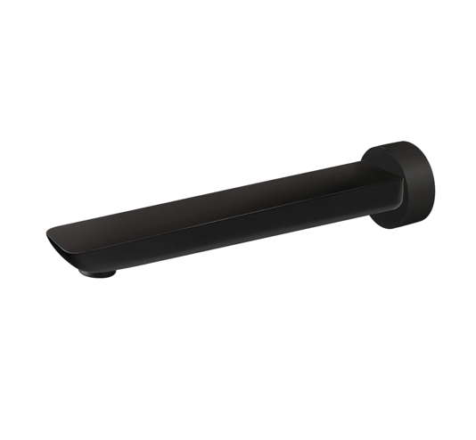 RUSHY Black Bathtub/Basin Wall Spout