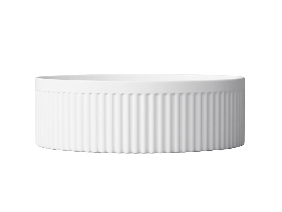 Oxford Round 395x395x120 Gloss White Basin