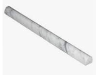 CARRARA PENCIL CAPPING HONED 150X15X19MM - CARRARA PENCIL BORDER HONED 150 -01