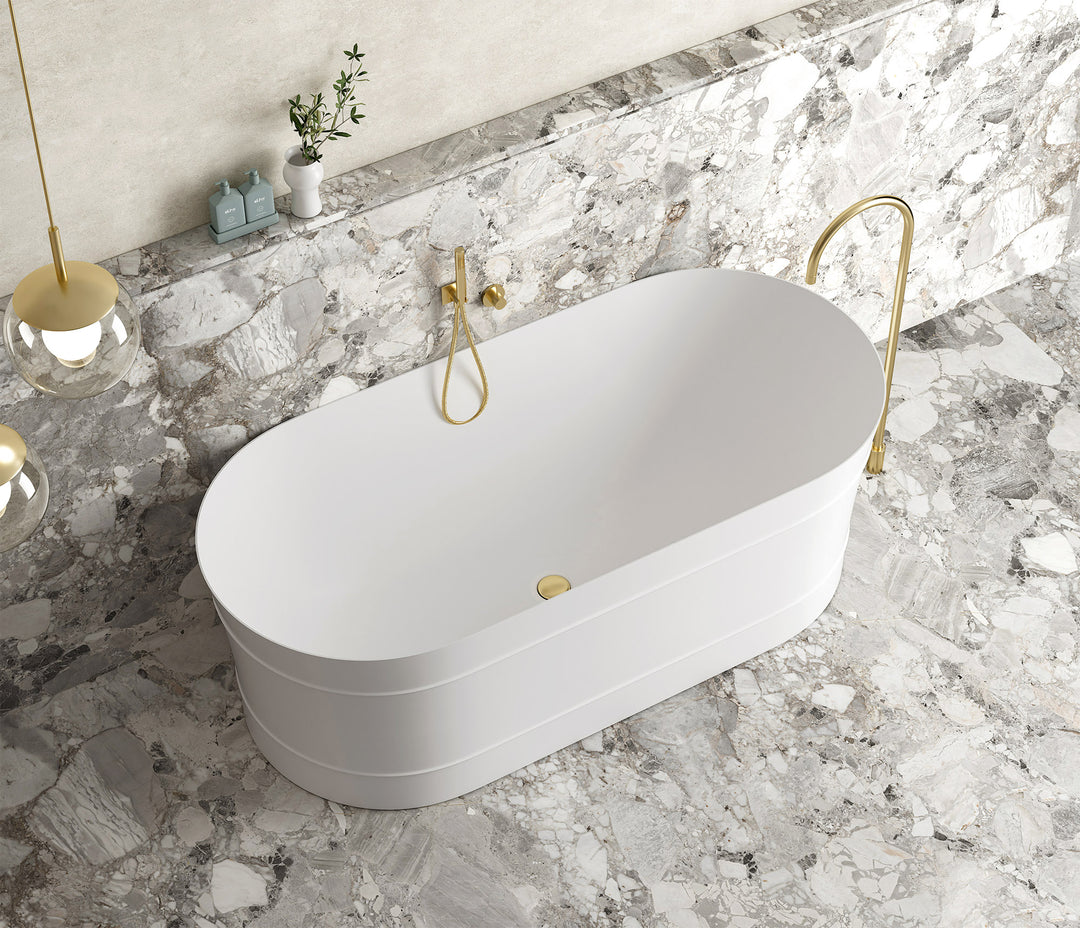 Attica Bondi 1500 Matte White Bath