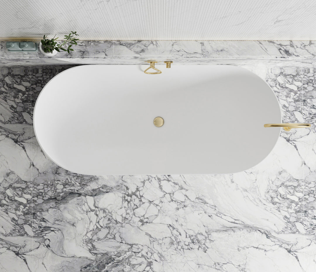 Attica Bondi 1700 Matte White Bath