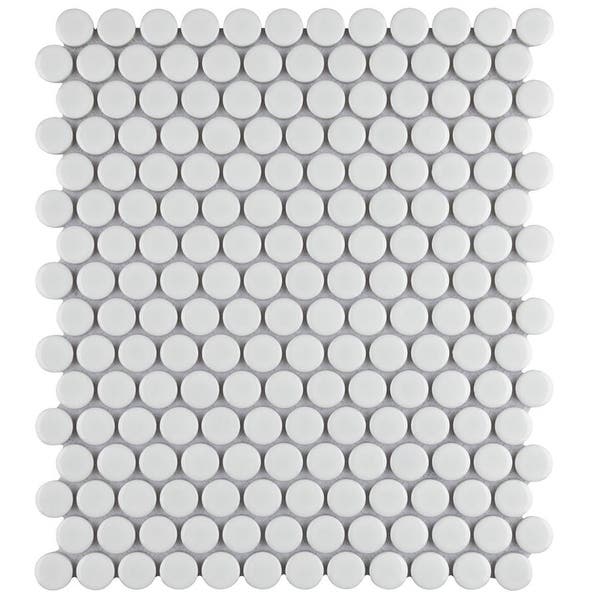 PENNY WHITE GLOSS 19MM NK72000 SHEET SIZE 315X309MM CHIP SIZE 19MM - PENNY WHITE GLOSS 19MM - 02