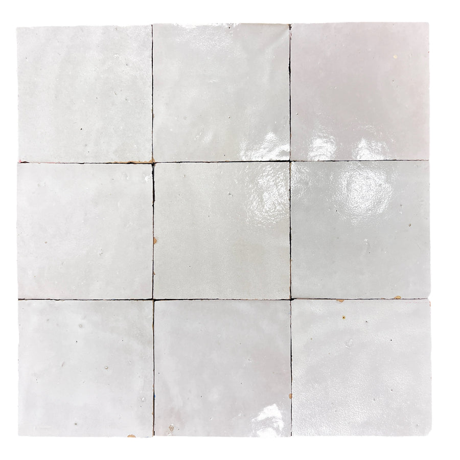 ZELLIGE BLANC 100 X 100 X 12 MM - ZELLIGE SNOW 100X100