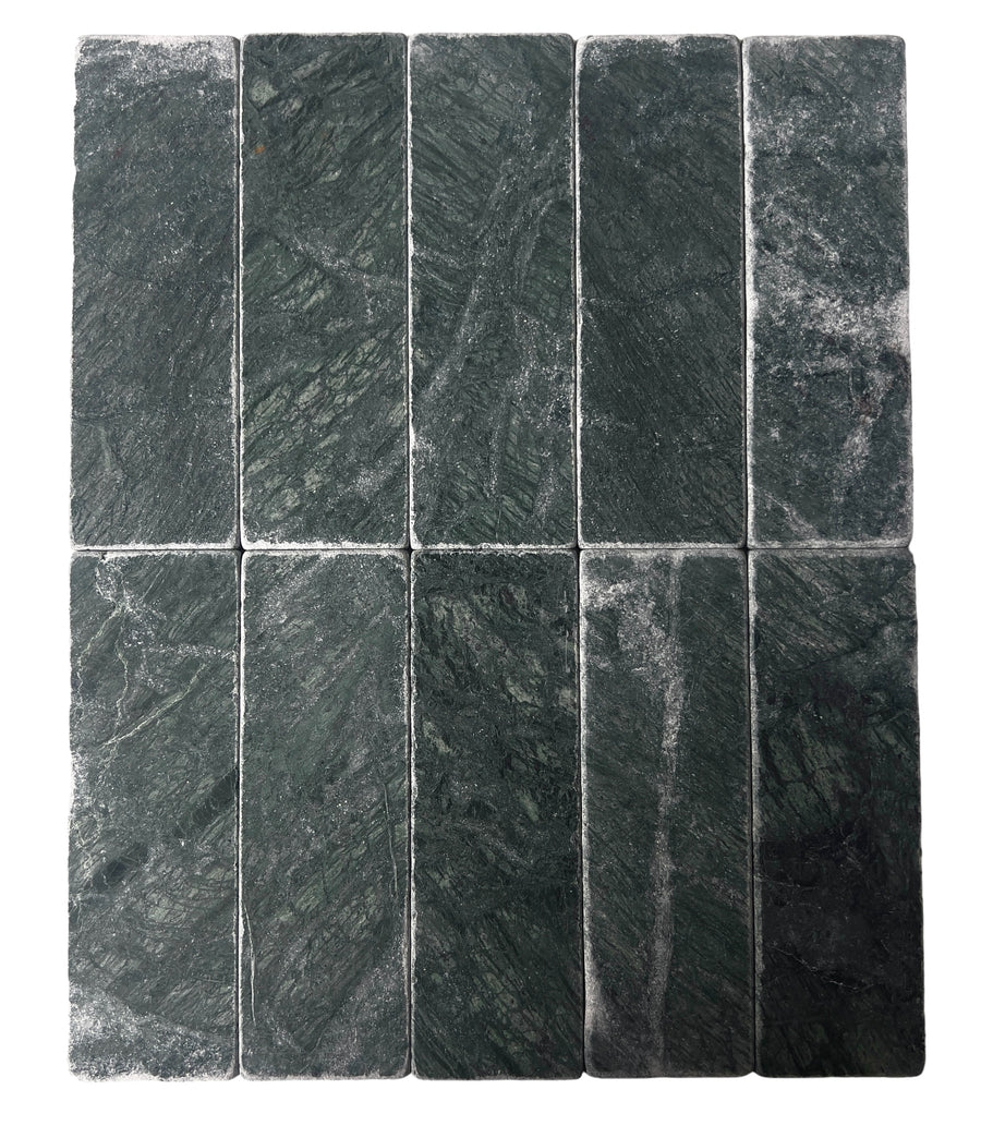 VERDE SUBWAY TUMBLED 200X65X10MM - VERDE SUBWAY TUMBLED 200X65 -04