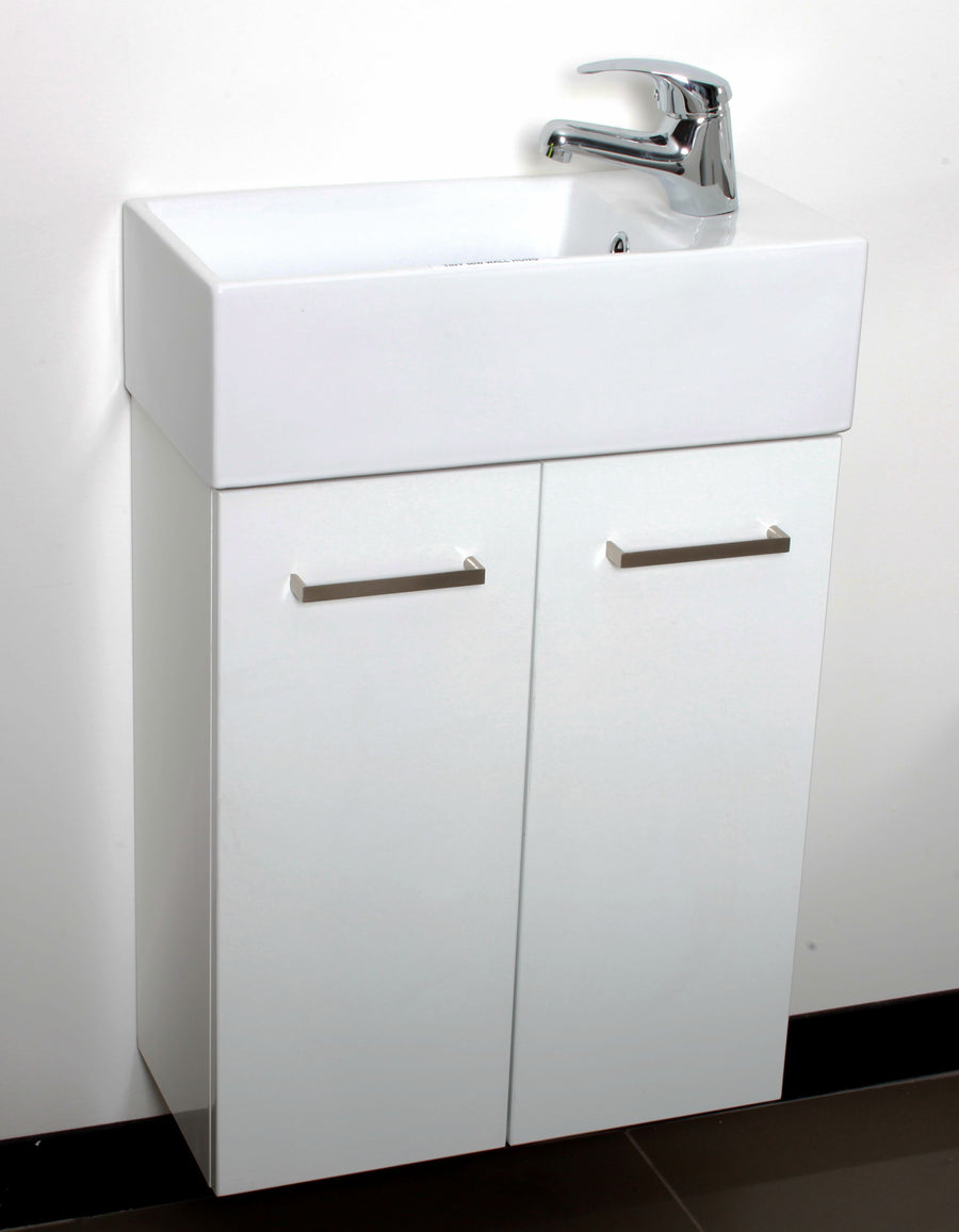 White Vanity TINY 50W (Wall Hung)