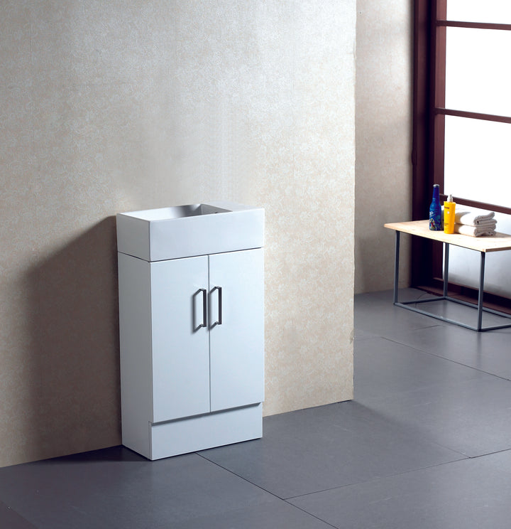 White Vanity TINY 50