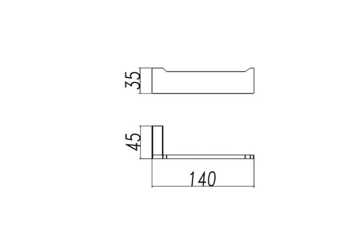 IVANO Series Chrome Toilet Paper Holder