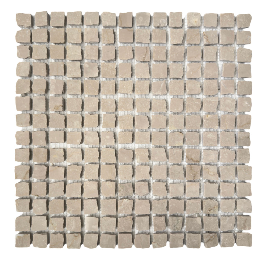 MINI SPLIT BOTTICINO 20 HONED CHIP SIZE 20X20X7 SHEET SIZE 305X305X7MM - MINI SPLIT BOTTICINO HONED 20 -02