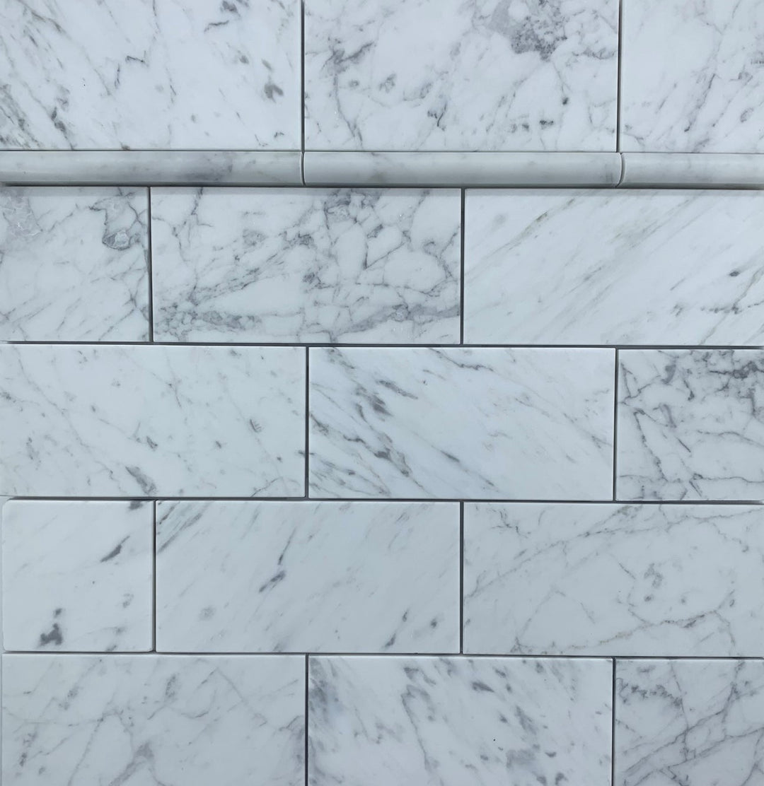 SUBWAY CARRARA HONED 150X75X10MM - SUBWAY CARRARA HONED 150X75