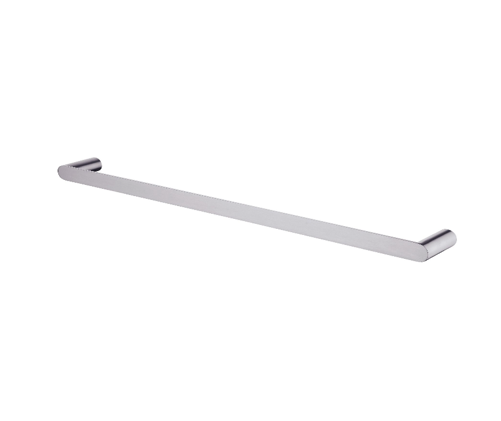 RUSHY Brushed Nickel Single Towel Rail 600mm