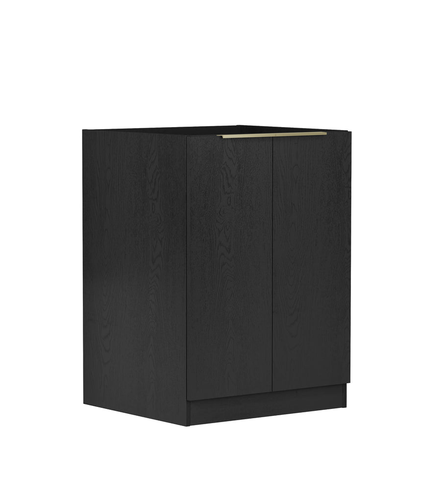 Byron/Bondi Laundry 630 Black Oak Base Cabinet