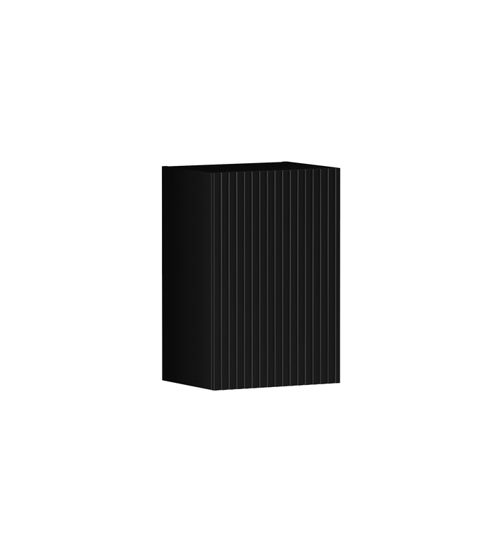 Marlo Laundry 415 Fluted Black Wall Cabinet