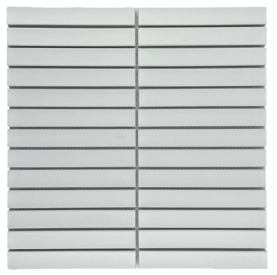 CONCAVE WHITE STACK GLOSS CHIP SIZE 20X145X8MM SHEET SIZE 299X296 JJHVAXW44900 - CONCAVE WHITE STACK GLOSS -08