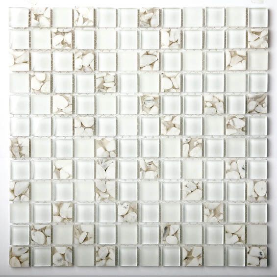 AQUASTONE POLAR GLOSS MOSAIC 25X25MM (300x300x8MM) - PT- EV- AS01-25