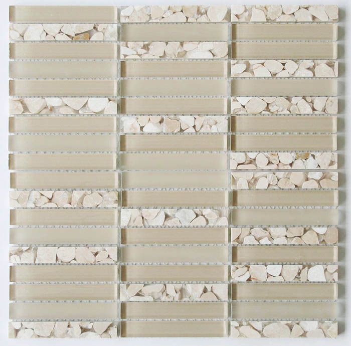 AQUASTONE BOTTICINO GLOSS MOSAIC 15X100MM - PT- EV- AS02-15100