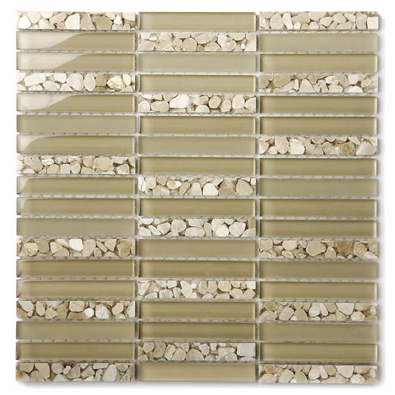 AQUASTONE BOTTICINO GLOSS MOSAIC 25X25MM - PT- EV- AS02-25