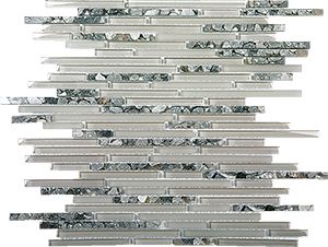 AQUASTONE GRIGIO BULLETS GLOSS MOSAIC 300x305x8MM - PT- EV- AS04-BUL