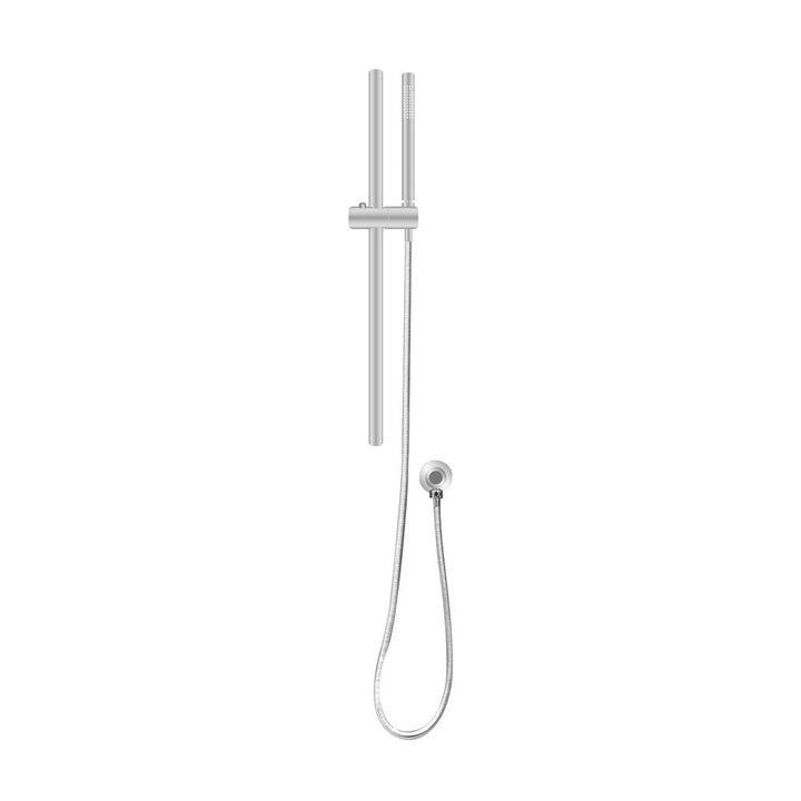 Brushed Nickel Shower Rail with Handheld Shower