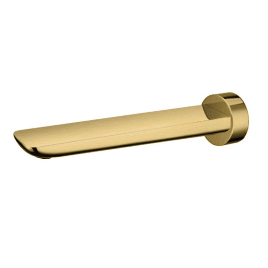 RUSHY Brushed Brass Bathtub/Basin Wall Spout