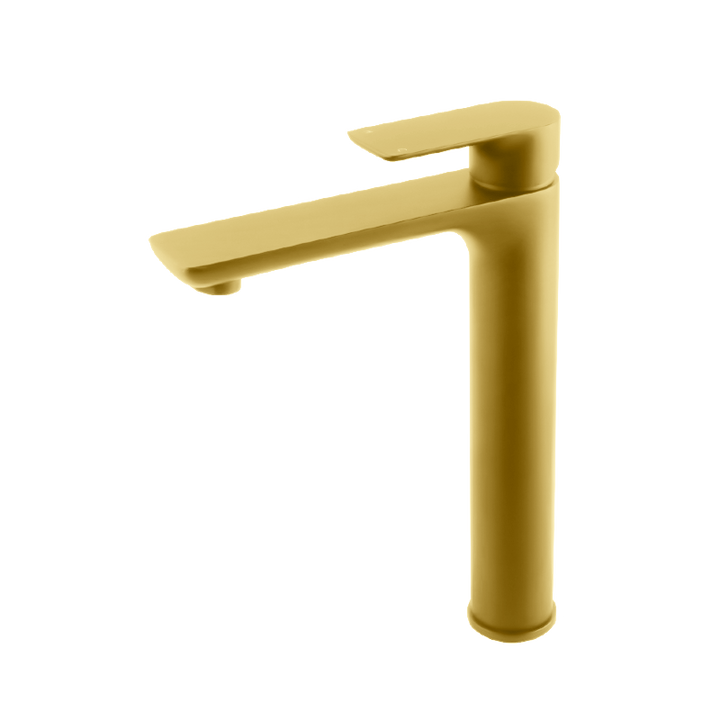 VOG Brushed Yellow Gold Tall Basin Mixer