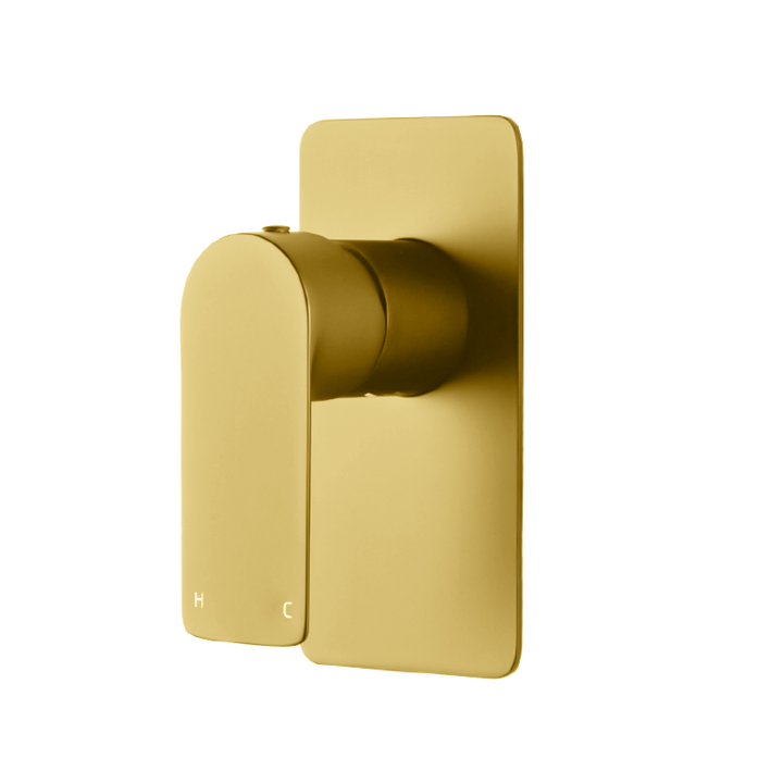 VOG Series Solid Brushed Brass  Shower/Bath Wall Mixer(color up)