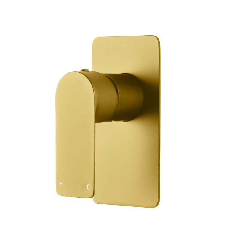 VOG Series Solid Brushed Brass  Shower/Bath Wall Mixer(color up)