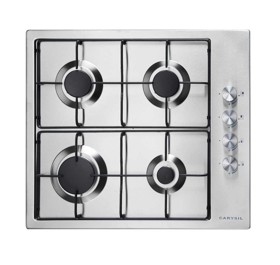 Carysil Built-In Stainless Steel 4 Burner Gas Hob