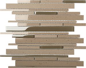 EVERQUARTZ SANDBARK SHUTTLE MOSAIC 300x300x8MM - PT- EV- DG-EQG-SA-ST05