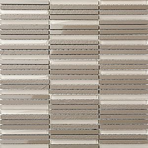 DURAGLASS LATTE STRAIGHT MIXED MOSAIC 100X8MM - PT- EV- DG-LT-1008