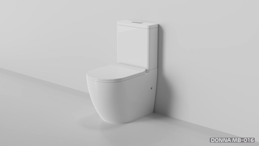 Donna Back to Wall Rimless Toilet Suite