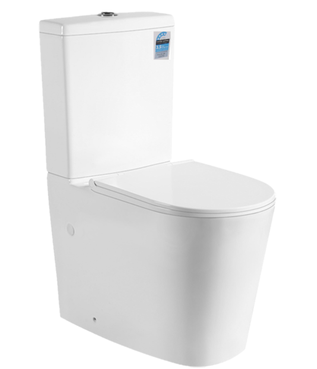 650*385*865mm Rimless Toilet Suite