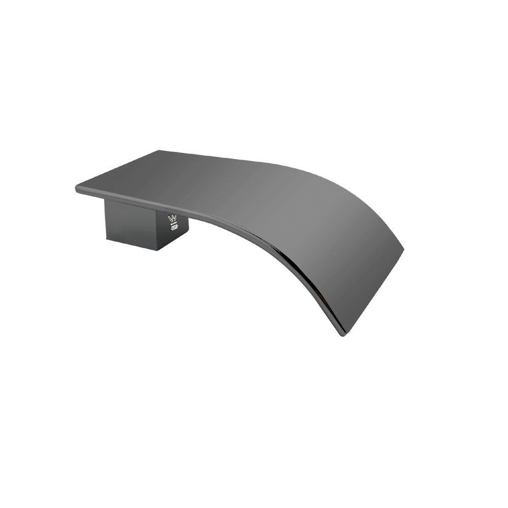 Waterfall Gun Metal Grey Bathtub/Basin Wall Spout