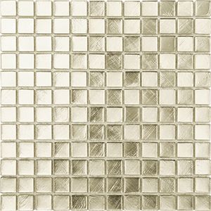 GEM MIRROR ANTIQUE GLASS MOSAIC 25X25MM - PT- EV- GN01-25-MA