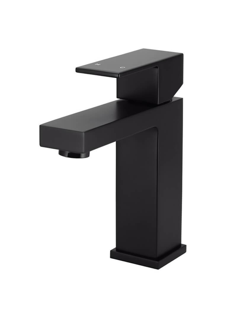 Square Basin Mixer - Matte Black